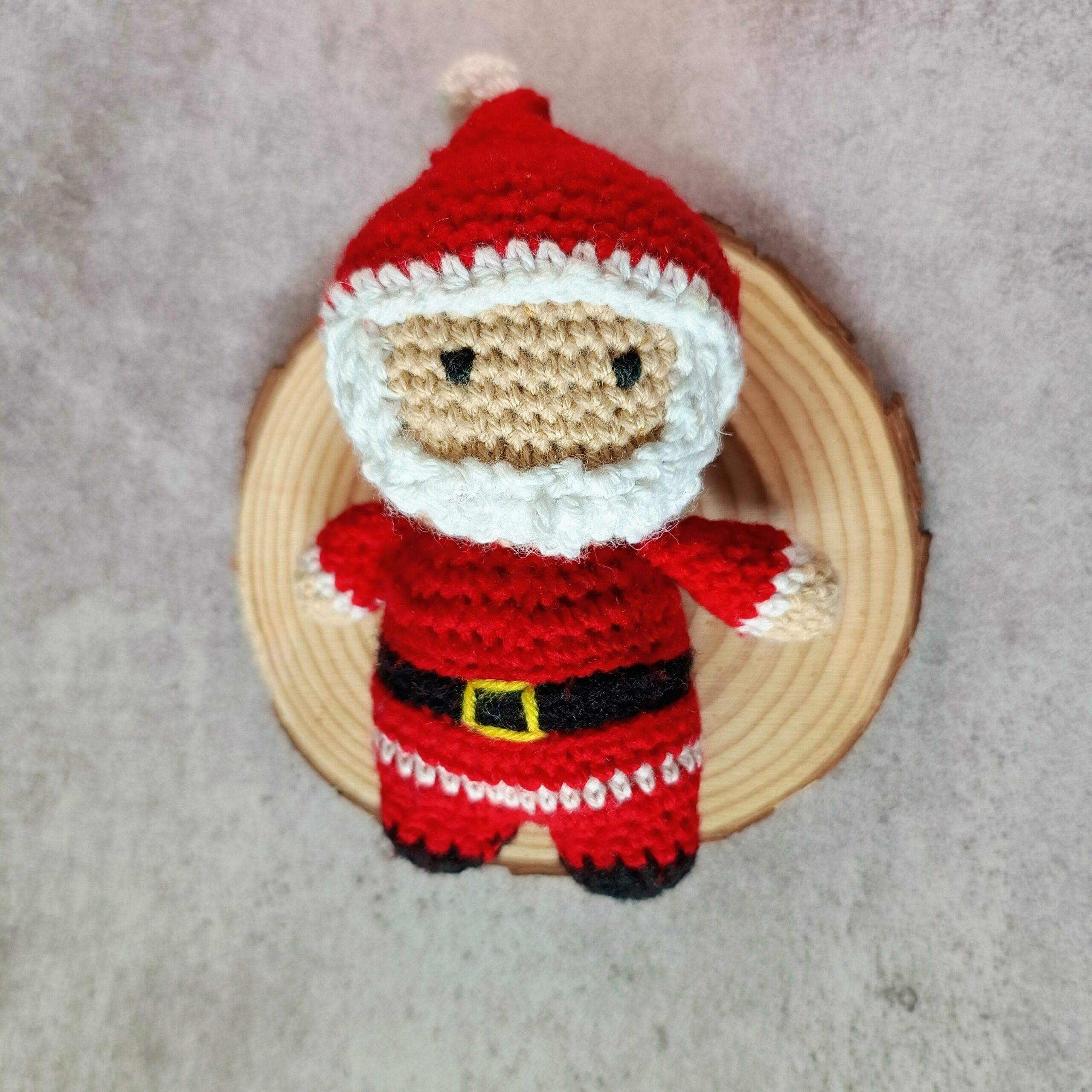 Crochet Handmade Santa Clause Soft Toy