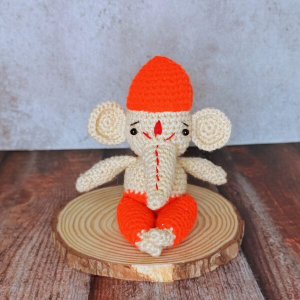 Handmade Crochet Bal Ganesh