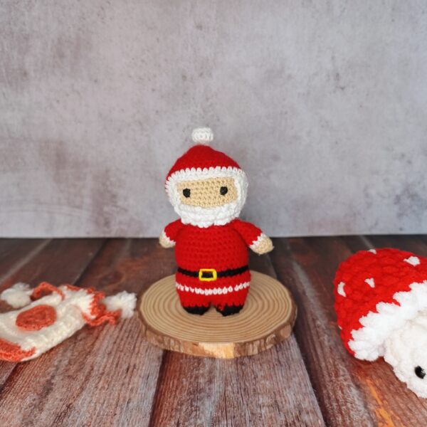 Crochet Handmade Santa Clause Soft Toy
